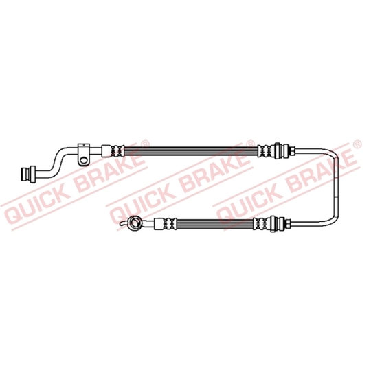 50.891 - Flexible brake pipe 