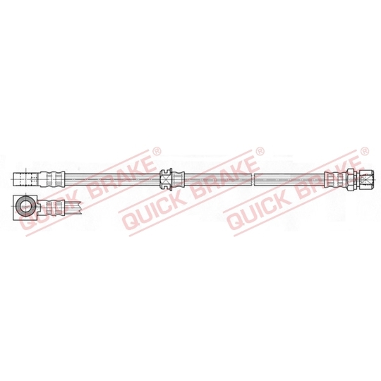 50.957 - Flexible brake pipe 