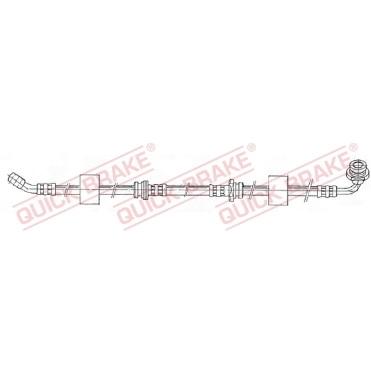 50.951 - Flexible brake pipe 