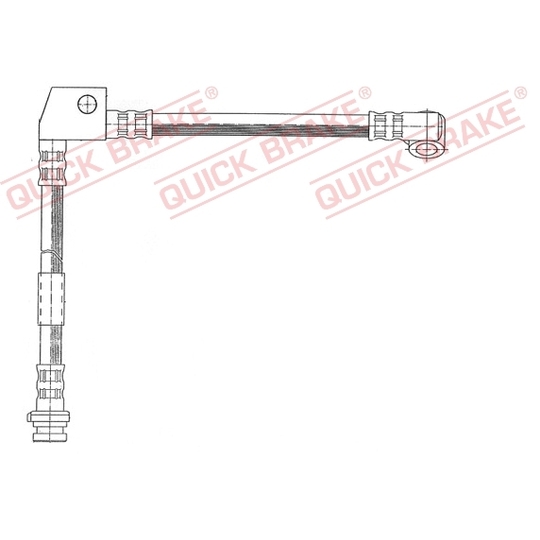 50.989 - Flexible brake pipe 