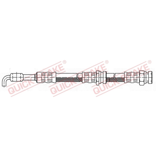 50.963 - Flexible brake pipe 