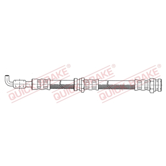 50.970 - Flexible brake pipe 