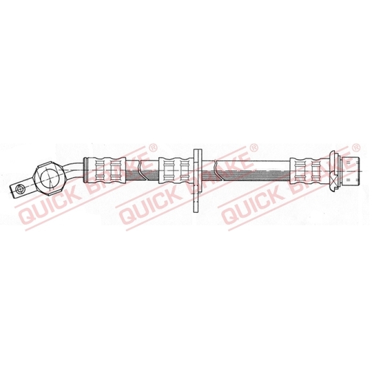 50.972 - Flexible brake pipe 