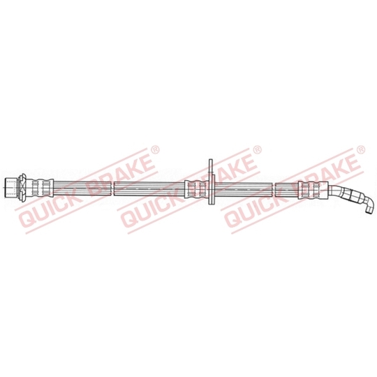 50.995 - Flexible brake pipe 