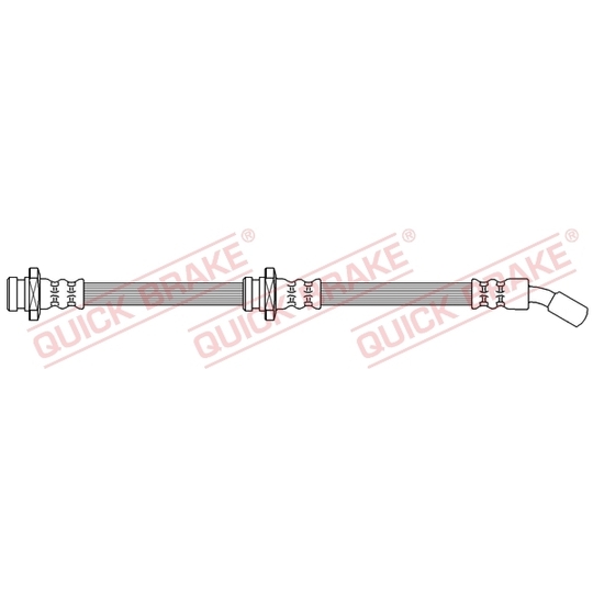 58.809 - Flexible brake pipe 