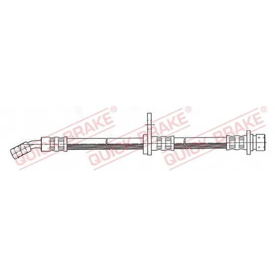 58.908 - Flexible brake pipe 