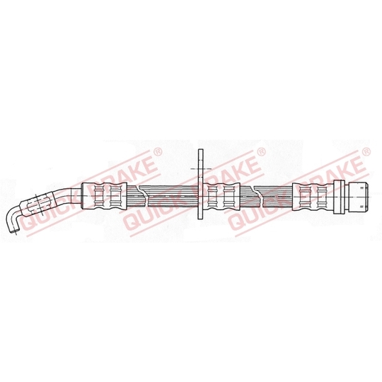 58.945 - Flexible brake pipe 