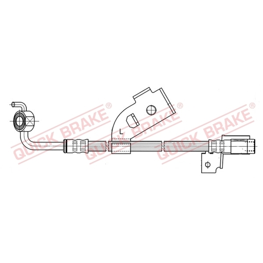 58.915 - Flexible brake pipe 