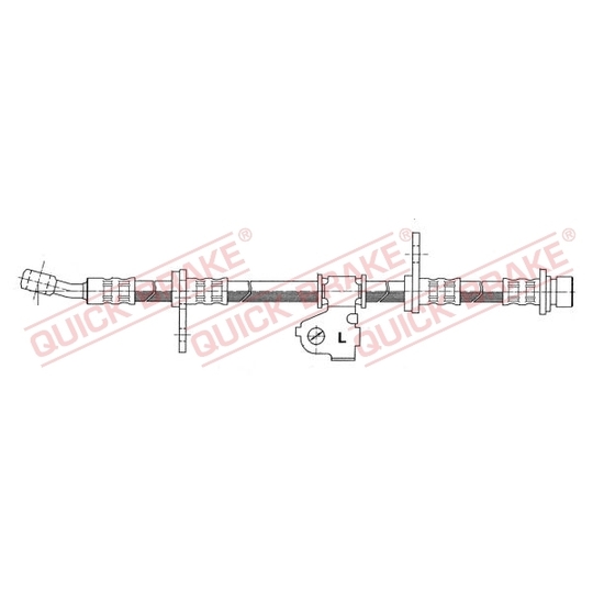 58.925 - Flexible brake pipe 