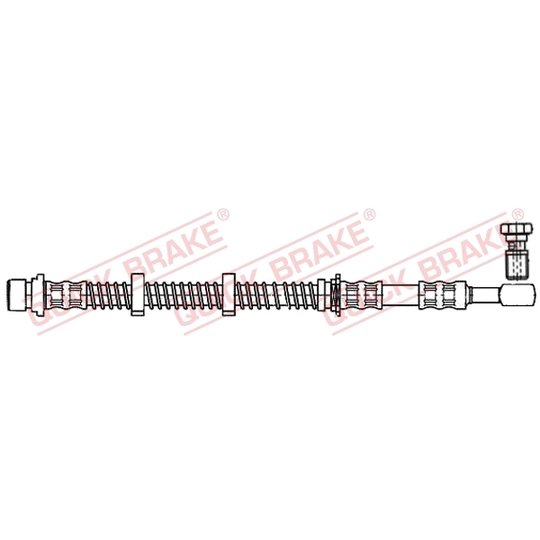 58.960X - Flexible brake pipe 