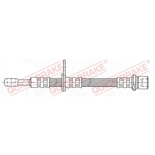 58.980 - Flexible brake pipe 