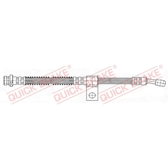 58.961 - Flexible brake pipe 