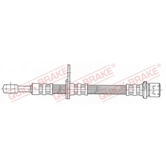 58.977 - Flexible brake pipe 