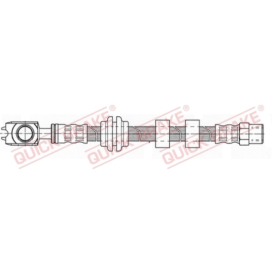 58.954 - Flexible brake pipe 