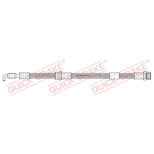 58.987 - Flexible brake pipe 