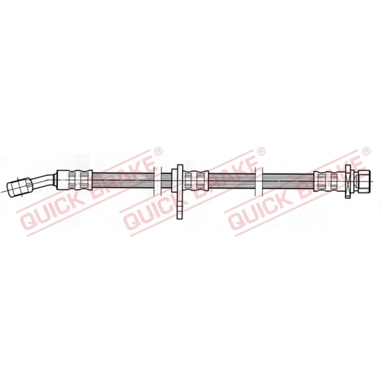 58.995 - Flexible brake pipe 