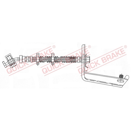 59.927X - Flexible brake pipe 