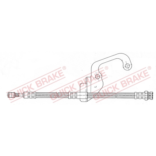 59.922 - Flexible brake pipe 