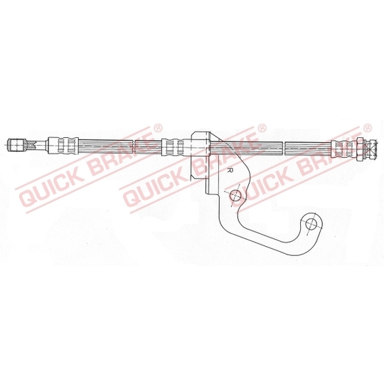 59.921 - Flexible brake pipe 