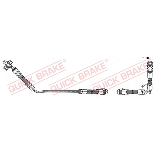 59.941X - Flexible brake pipe 