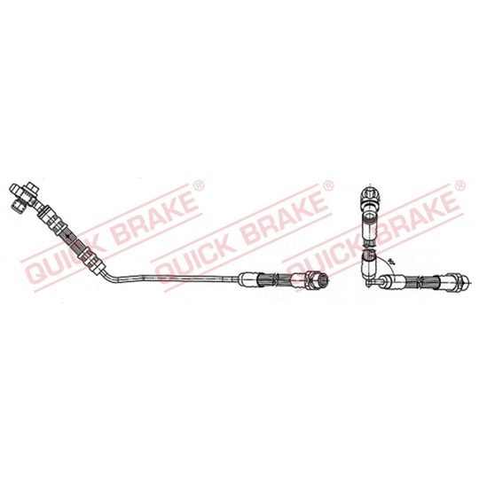 59.942X - Flexible brake pipe 