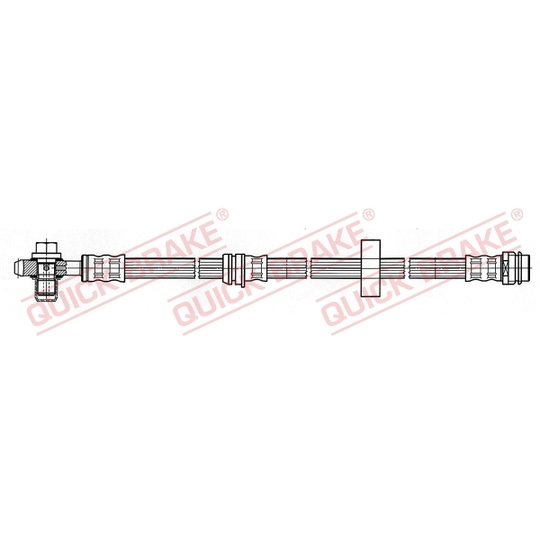 59.951X - Flexible brake pipe 