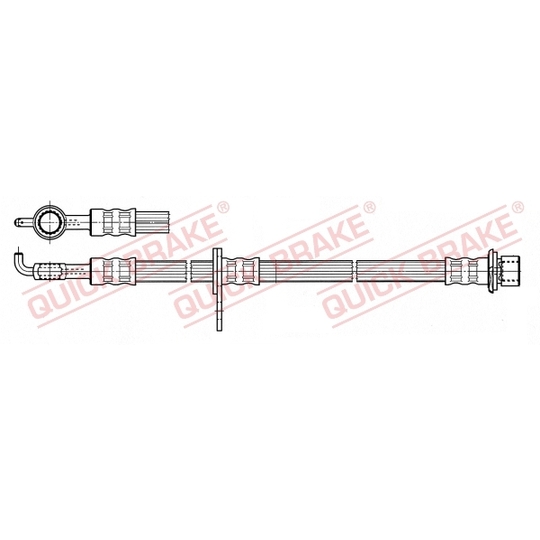 59.962 - Flexible brake pipe 