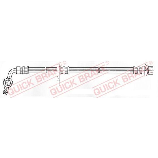 59.970 - Flexible brake pipe 