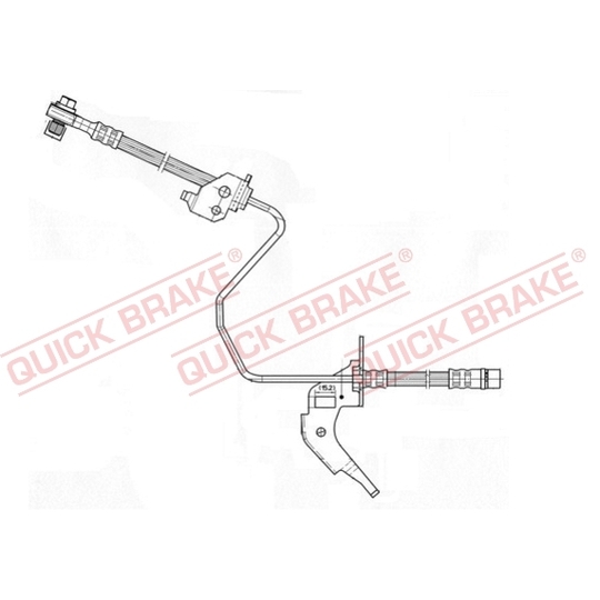 59.959X - Flexible brake pipe 