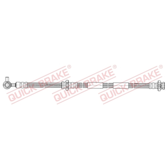 59.998 - Flexible brake pipe 