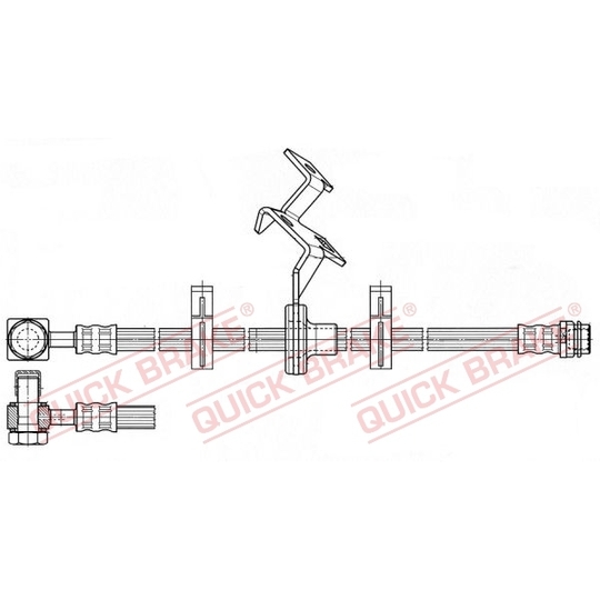 59.986X - Flexible brake pipe 