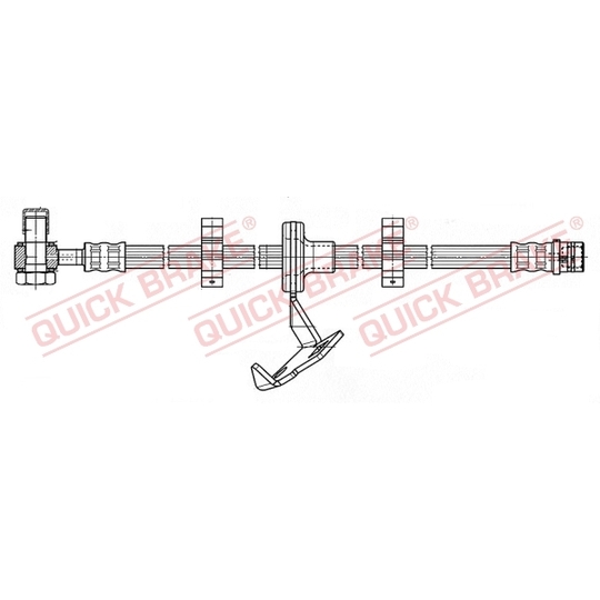 59.987X - Flexible brake pipe 