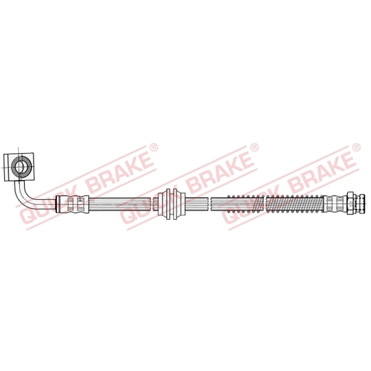 59.989 - Flexible brake pipe 
