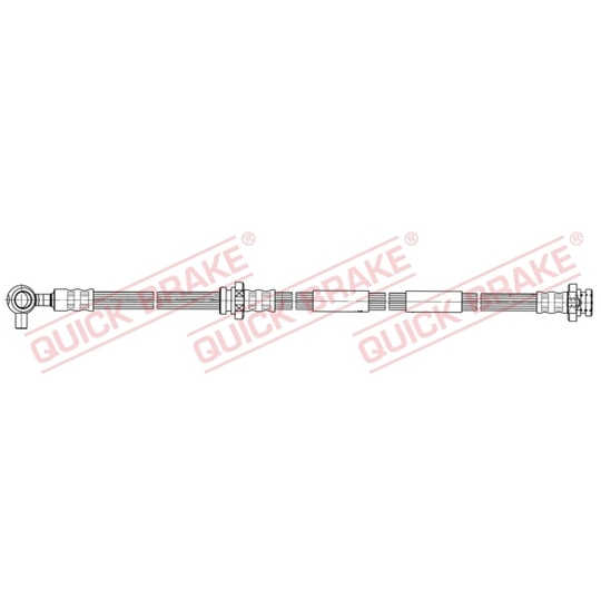 59.997 - Flexible brake pipe 