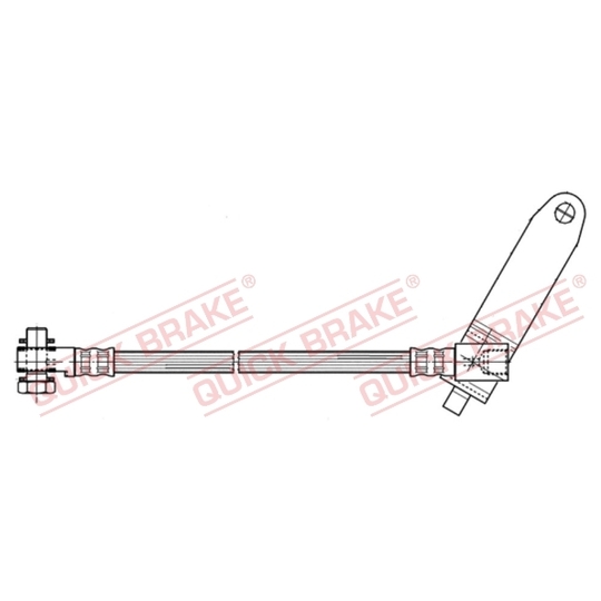 59.979X - Flexible brake pipe 