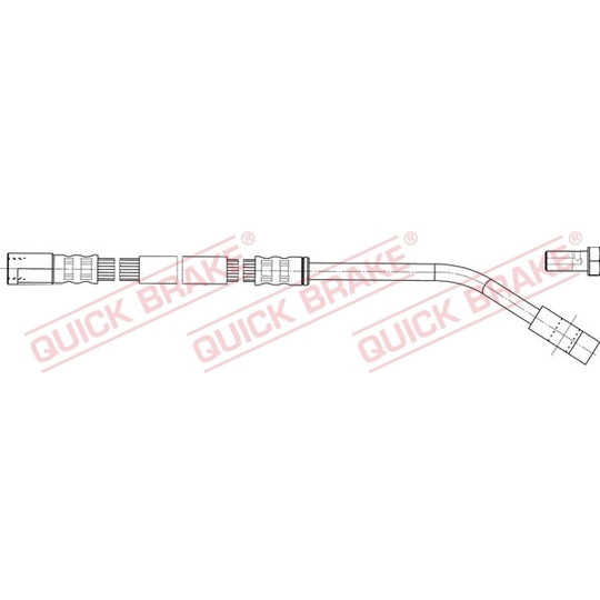 80.301X - Flexible brake pipe 