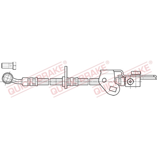80.901X - Flexible brake pipe 