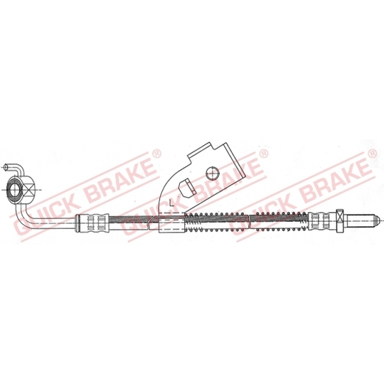 70.903 - Flexible brake pipe 