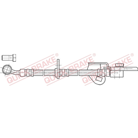 80.902X - Flexible brake pipe 