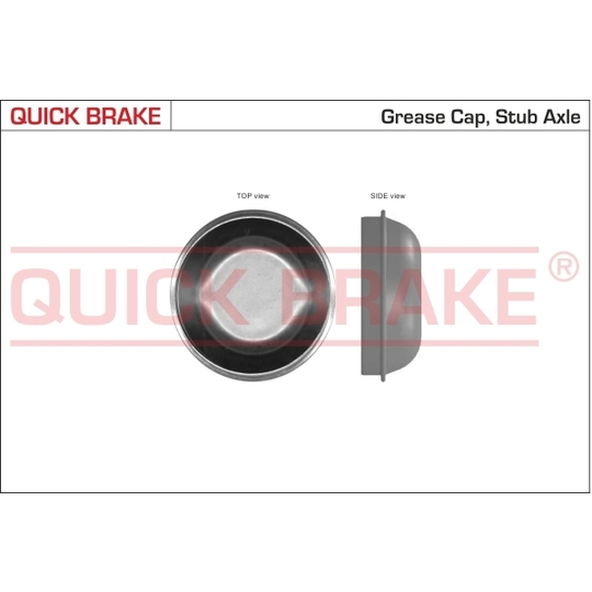 9827 - Cover, wheel hub 