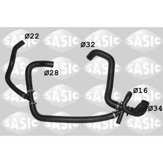 3406509 - Radiator Hose 