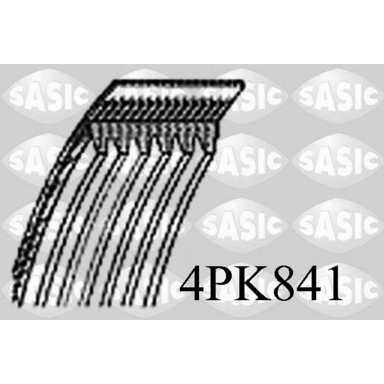 4PK841 - V-Ribbed Belt 