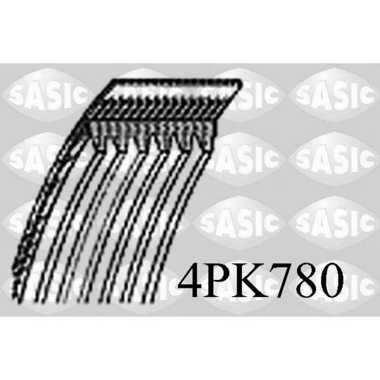 4PK780 - V-Ribbed Belt 