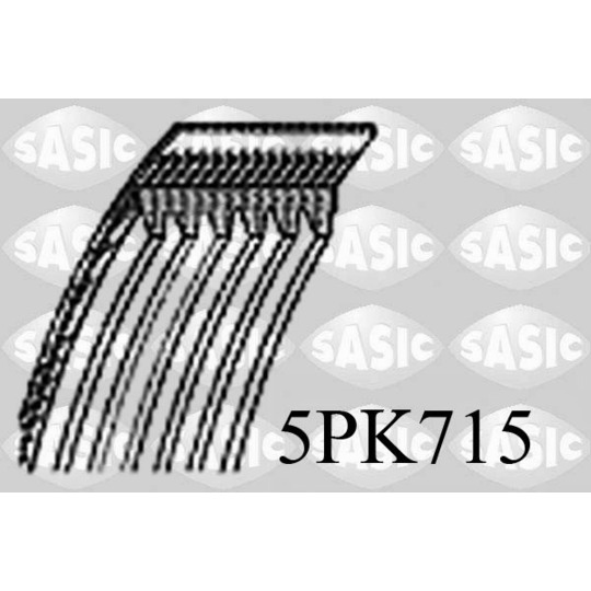 5PK715 - V-Ribbed Belt 