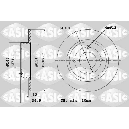 6100029 - Brake Disc 