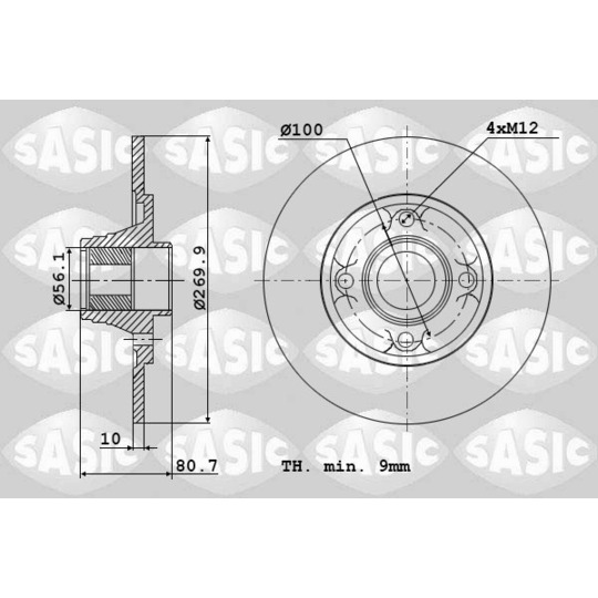 6104019 - Brake Disc 