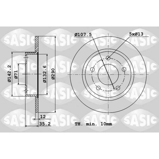 6100042 - Brake Disc 