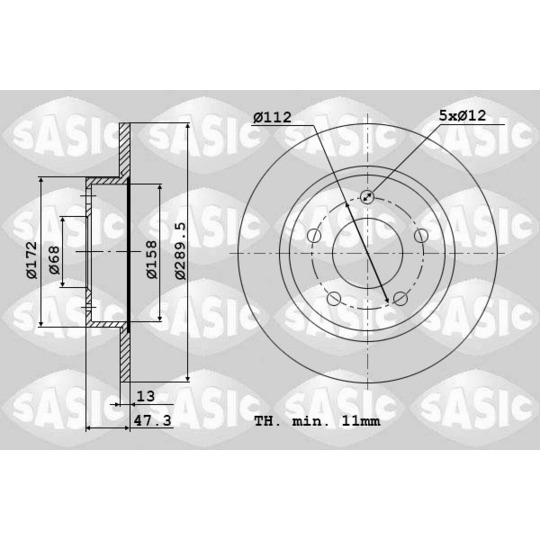 6104055 - Brake Disc 