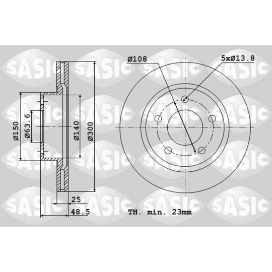 6106008 - Brake Disc 