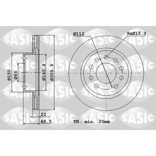 6106029 - Brake Disc 